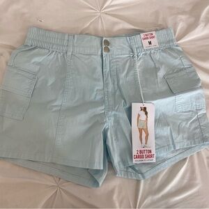 Celebrity Pink Women's Light Blue Cargo Shorts